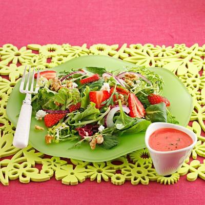 salade de mojito d'été aux fraises