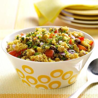 quinoa au curry et pois chiches