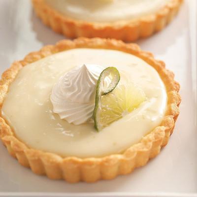 tartelettes glacées au citron vert