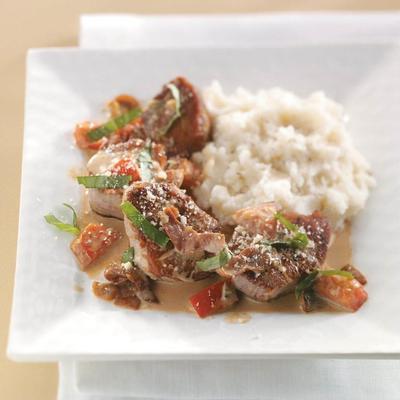 filet de porc aux tomates et aux herbes toscanes