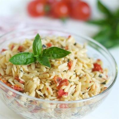 tomate séchée au soleil basilic orzo