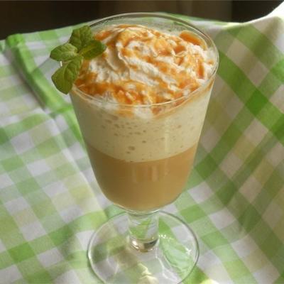 café au lait au caramel congelé