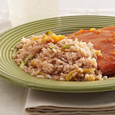 pilaf de riz brun rapide