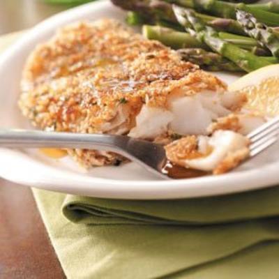 poisson en croûte de noix