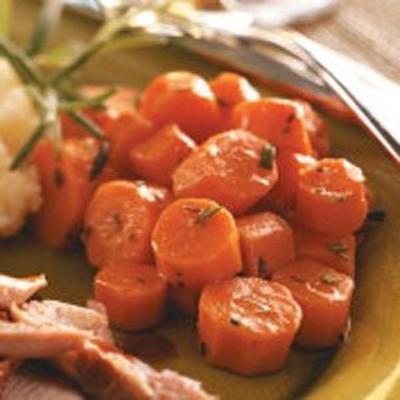carottes glacées au romarin