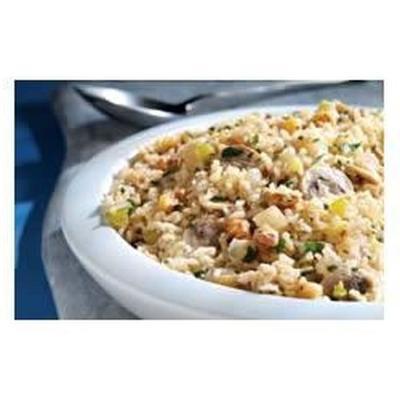 pilaf de riz brun et champignons