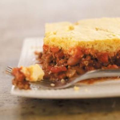 casserole de pain de maïs hamburger