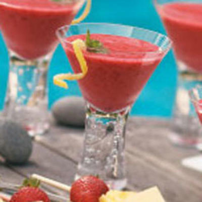 smoothie framboise citron