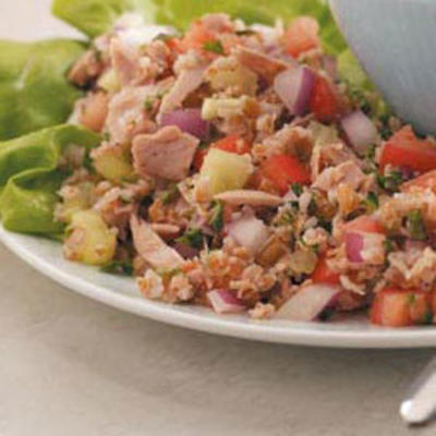 salade de taboulé au thon