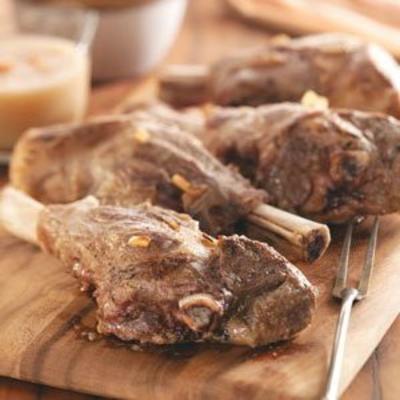 jarrets d'agneau sauerbraten