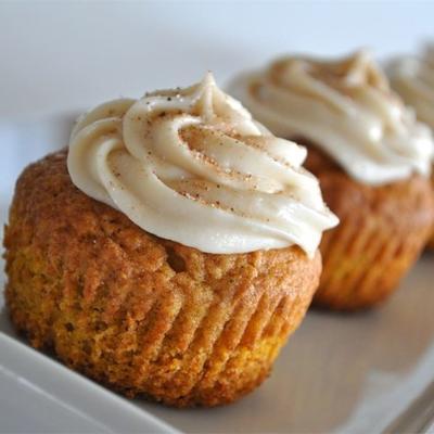 Cupcakes à la citrouille épicés