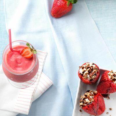 fraise banane souffle