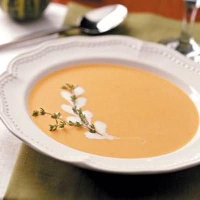bisque de citrouille au gingembre