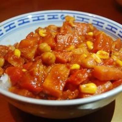 curry de pois chiches végétarien aux navets