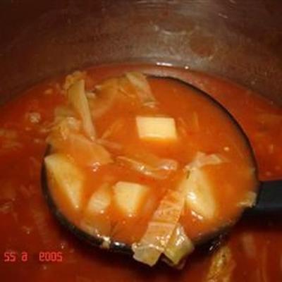 Soupe mennonite au borscht