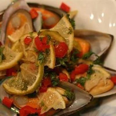 moules grillées au beurre de curry