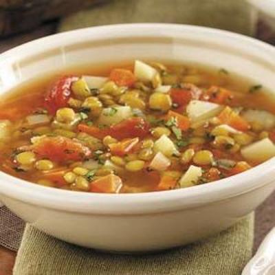 soupe aux lentilles pour l'âme