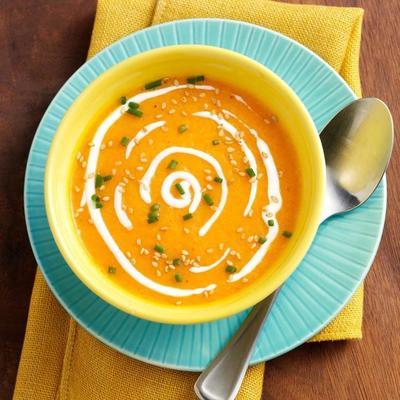 soupe de trois légumes jaunes