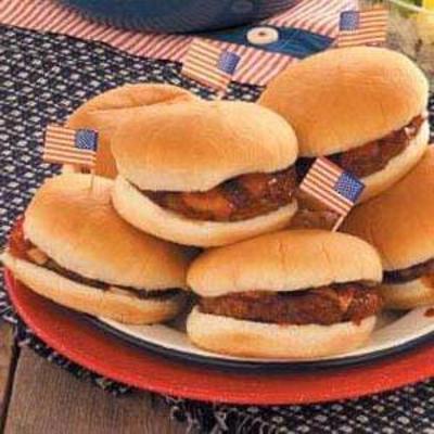 hamburgers au barbecue