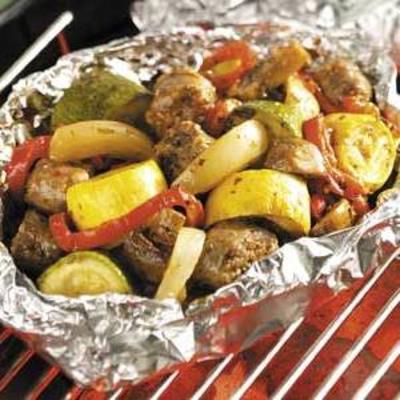 saucisse veggie grill