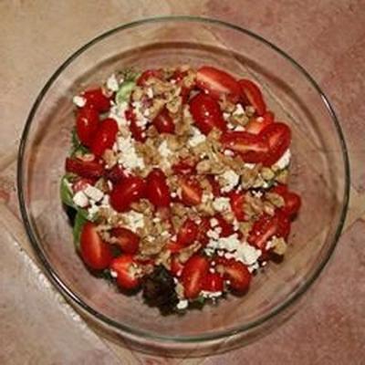 salade de tomates et fraises