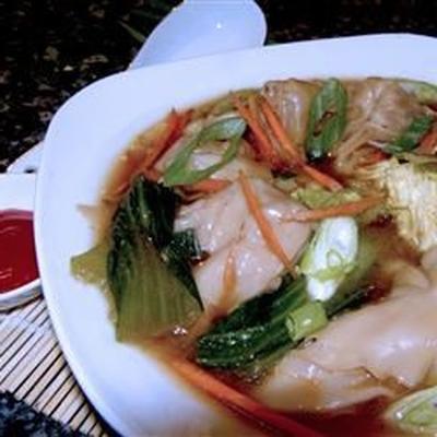 soupe wonton sans gingembre