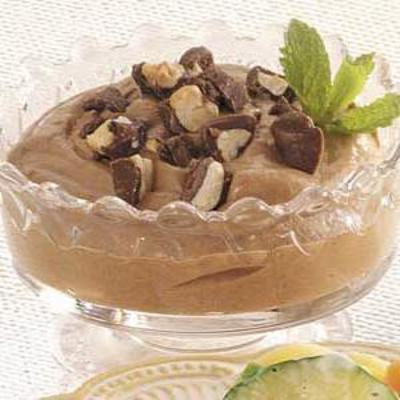 mousse au chocolat et beurre d'arachide