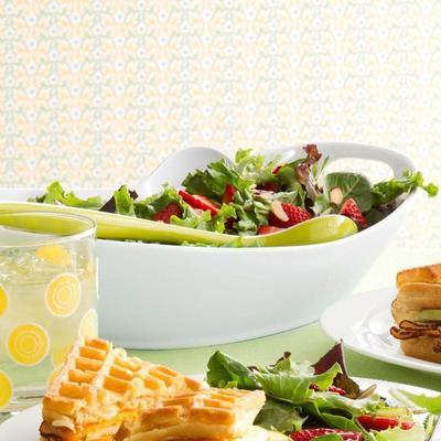 salade d'épinards et de fraises