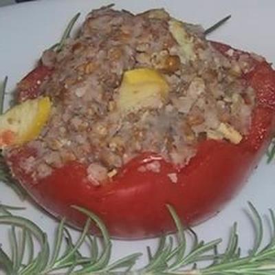 salade de sarrasin et courge d'été