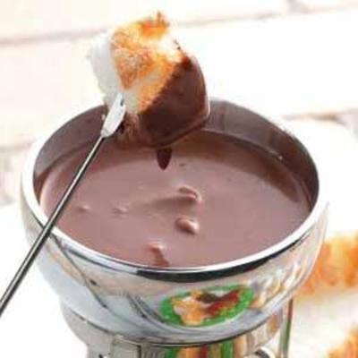 fondue au chocolat noir