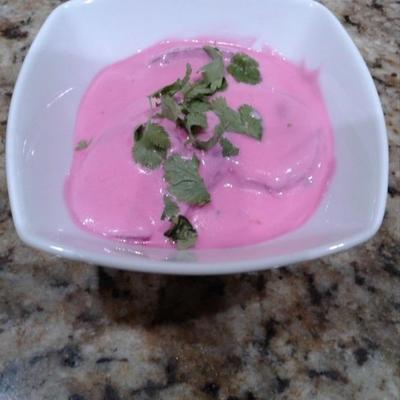 salade de betteraves et yaourt