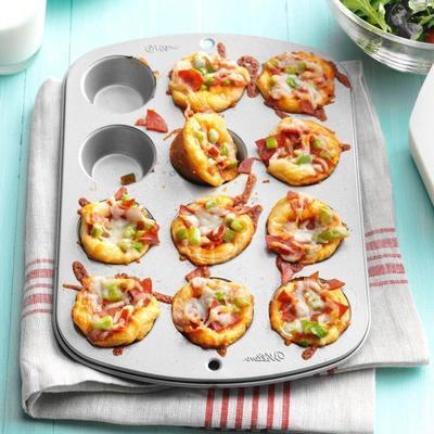 mini tarte pizza