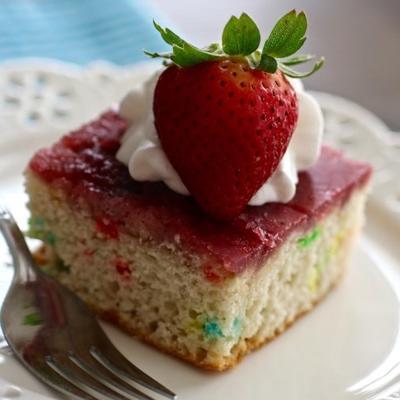 gâteau à la fraise fraîche