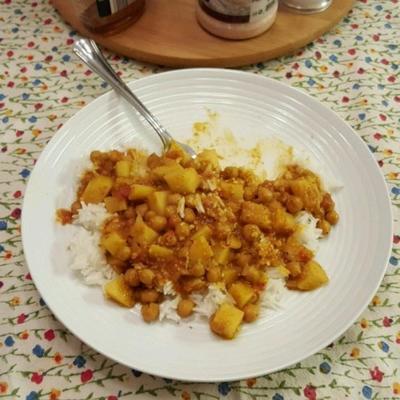curry de pois chiches facile