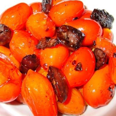 tomates cerises et olives