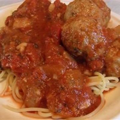 sauce à spaghetti jansen et boulettes de viande