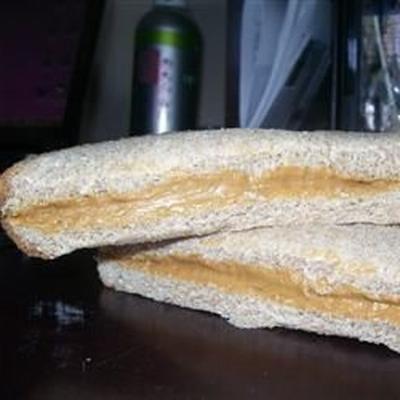 sandwich au beurre de cacahuète et au miel