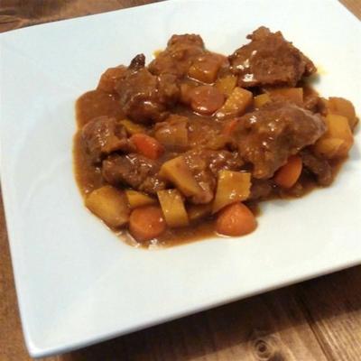 mélasse-boeuf au curry