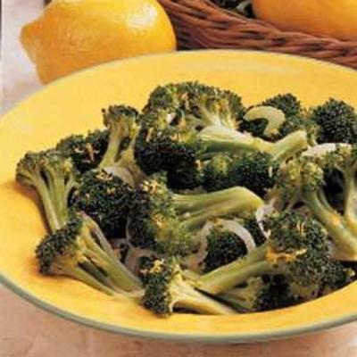 brocoli au citron cuit à la vapeur