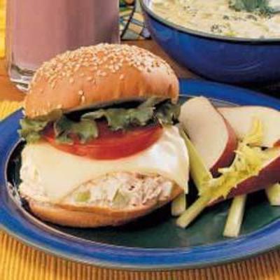 le thon mozzarella fond