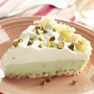 tarte à la pistache et à la noix de coco