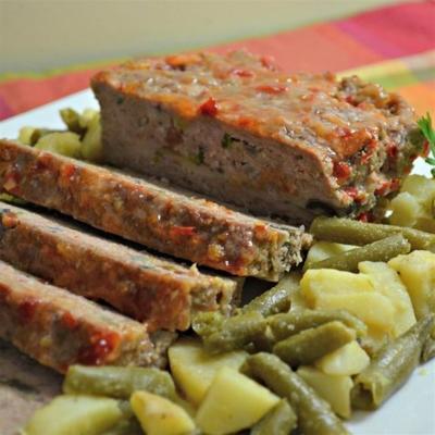 pain de viande aux champignons et au burger suisse