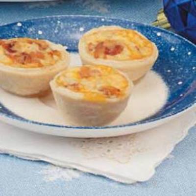 mini quiches au bacon