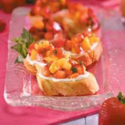 bruschetta aux baies