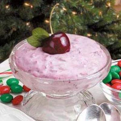 Mousse au chocolat et cerises au chocolat blanc