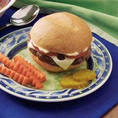 hamburgers suisses au bacon