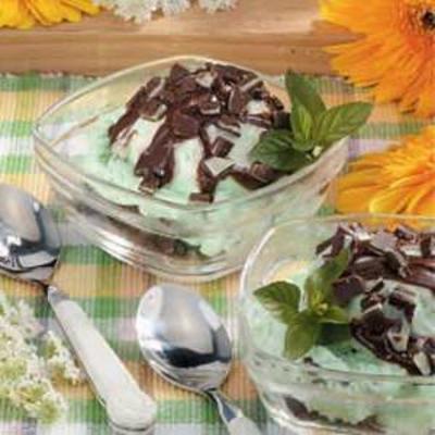 sundaes au fudge à la menthe