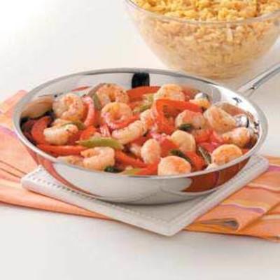 crevettes au citron et à l'ail