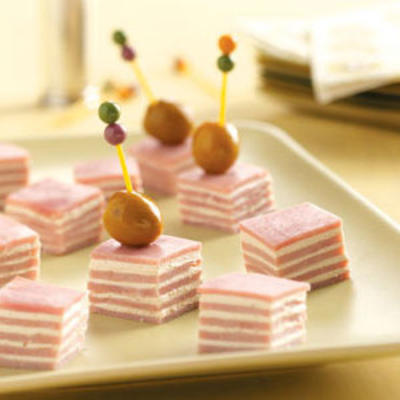 cubes de jambon au raifort