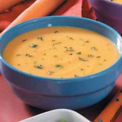 soupe de carottes dorées